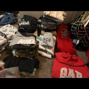 GAP Red Hoodie and Nike Graphic Tees Bundle